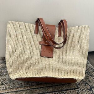 Staud Mercato Raffia Tote
